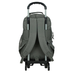 Mochila doble compartimento Movom Always on the move con carro caqui Mochila doble compartimento Movom Always on the move con carro caqui