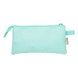 Estuche Movom Always on the move tres compartimentos azul claro