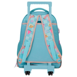 Mochila 2R. 43cm Movom Freedom Turquesa Azul