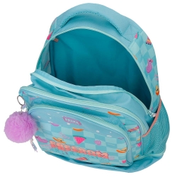 Mochila 2R. 43cm Movom Freedom Turquesa Azul