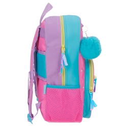 Mochila Escolar 38cm Movom Block Rosa
