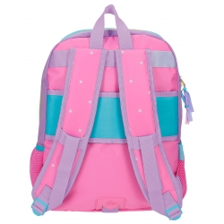 Mochila Escolar 38cm Movom Block Rosa