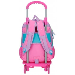 Mochila Adaptable con Carro 38cm Movom Block Rosa