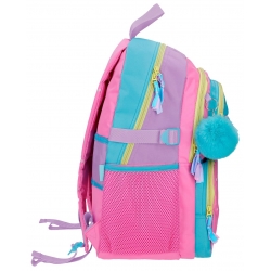 Mochila Escolar 45cm Movom Block Rosa