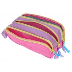 Estuche Escolar Movom Block Rosa