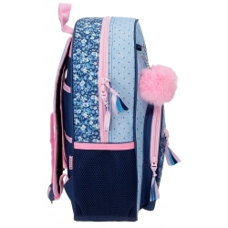 Mochila Escolar Movom Spring Vibes Marino 38 cm adaptable a carro Mochila Escolar Movom Spring Vibes Marino 38 cm adaptable a carro