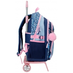 Mochila Escolar dos compartimentos Movom Spring Vibes Mar 45 cm con carro Mochila Escolar dos compartimentos Movom Spring Vibes Mar 45 cm con carro