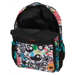 Mochila Adaptable con Carro 40cm Movom Monsters Negro