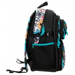 Mochila Escolar 45cm Movom Monsters Negro Mochila Escolar 45cm Movom Monsters Negro