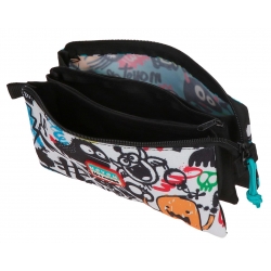 Estuche Escolar Movom Monsters Negro Estuche Escolar Movom Monsters Negro