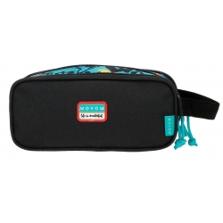 Estuche Escolar Movom Monsters Negro Estuche Escolar Movom Monsters Negro