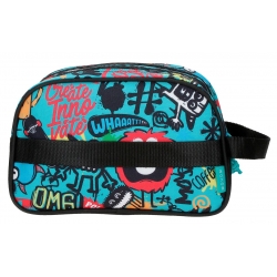 Neceser Dos Compartimentos Movom Monsters Negro Neceser Dos Compartimentos Movom Monsters Negro