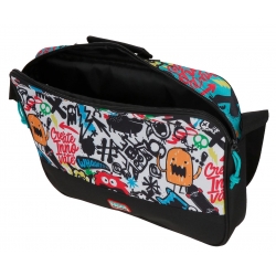 Cartera Extraescolar Movom Monsters Negro Cartera Extraescolar Movom Monsters Negro