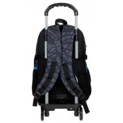 Mochila Escolar dos compartimentos Movom Offside Negro 45 cm con carro Mochila Escolar dos compartimentos Movom Offside Negro 45 cm con carro