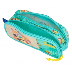 Estuche Patrulla canina Pawsome vibes dos compartimentos