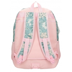 Mochila escolar Roll Road Spring is here dos compartimentos adaptable a carro