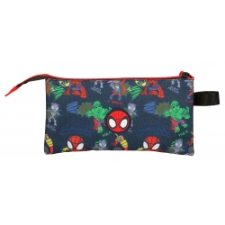 Estuche Go Spidey Tres Compartimentos Estuche Go Spidey Tres Compartimentos