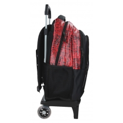 Mochila Adaptable con Carro 46cm Marvel Spider Technology Negro Mochila Adaptable con Carro 46cm Marvel Spider Technology Negro