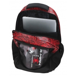 Mochila Adaptable con Carro 46cm Marvel Spider Technology Negro Mochila Adaptable con Carro 46cm Marvel Spider Technology Negro