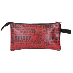 Estuche Escolar Marvel Spider Technology Negro Estuche Escolar Marvel Spider Technology Negro