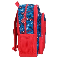 Mochila Spiderman Authentic dos compartimentos adaptable a carro Mochila Spiderman Authentic dos compartimentos adaptable a carro