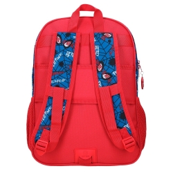 Mochila Spiderman Authentic dos compartimentos adaptable a carro Mochila Spiderman Authentic dos compartimentos adaptable a carro