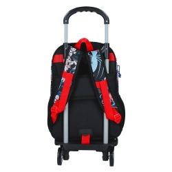 Mochila Escolar Spiderman Wall Crawler 40 cm con carro Mochila Escolar Spiderman Wall Crawler 40 cm con carro