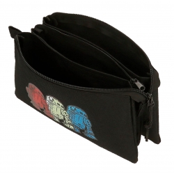 Estuche tres compartimentos Star wars R2D2