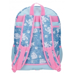 Mochila Escolar doble compartimento Stitch Hearts 44 cm adaptable a carro Mochila Escolar doble compartimento Stitch Hearts 44 cm adaptable a carro