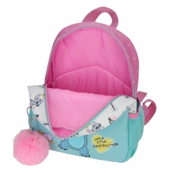 Mochila Escolar Stitch Little Destruction 26 cm