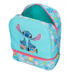 Mochila Aloha Stitch 28cm con portamerienda Mochila Aloha Stitch 28cm con portamerienda