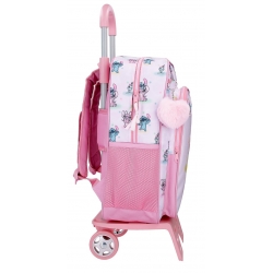 Mochila Escolar Stitch You & Me 40 cm con carro