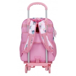 Mochila Escolar Stitch You & Me 40 cm con carro