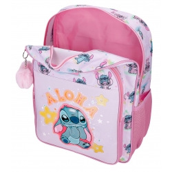Mochila Escolar Stitch You & Me 40 cm con carro
