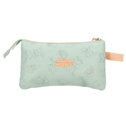 Estuche Grogu Tres Compartimentos