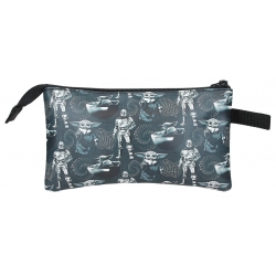 Estuche Escolar Star Wars His Name Is Grogu Negro Estuche Escolar Star Wars His Name Is Grogu Negro