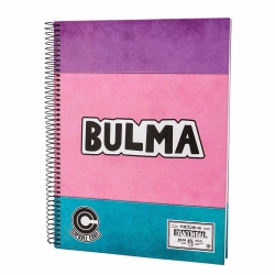 Cuaderno A4 Papel Cuadriculado Dragon Ball Bulma