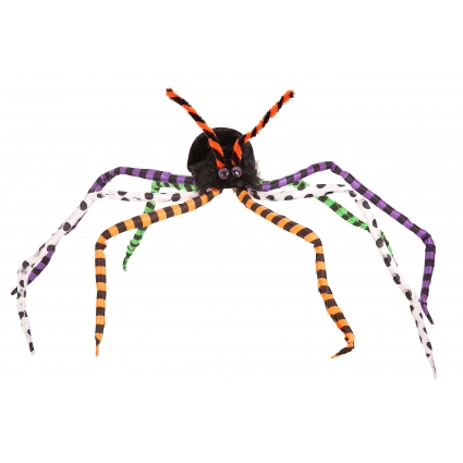 ARAÑA PATAS COLORES 80 cm.