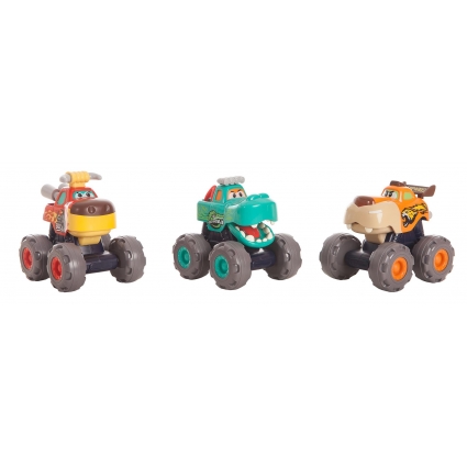 CAMIONES MOSTER TRUCKS TIGRE CAJA-FRICCION- 17X15X15 CM