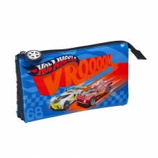 HOT WHEELS CHALLENGE TRIPLE PENCIL CASE