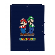 SUPER MARIO A4 FOLDER WITH 3 FLAPS