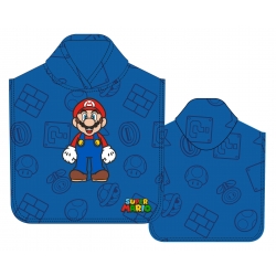 PONCHO DE MICROFIBRA SUPER MARIO